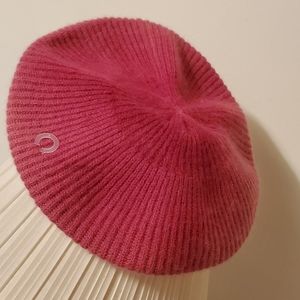 Vintage Beret ombre pink tones